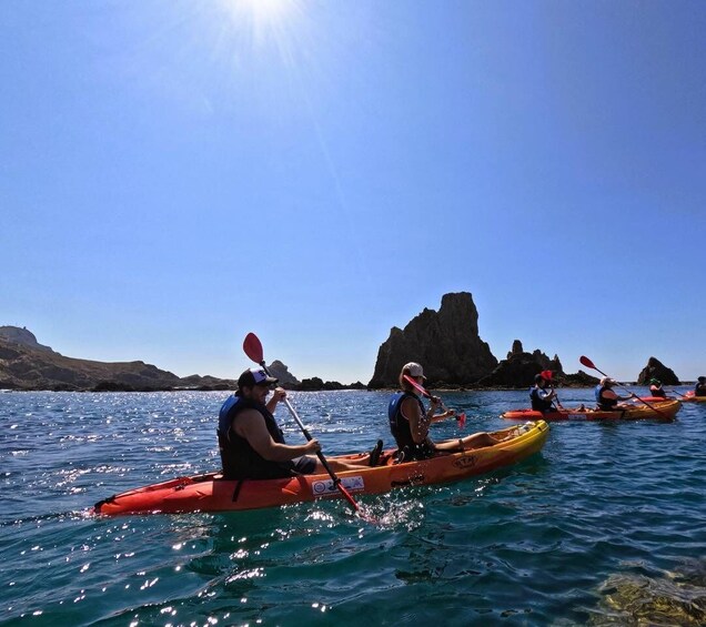 Picture 3 for Activity CABO DE GATA: GUIDED KAYAK ROUTE + SNORKEL + FREE PHOTOS