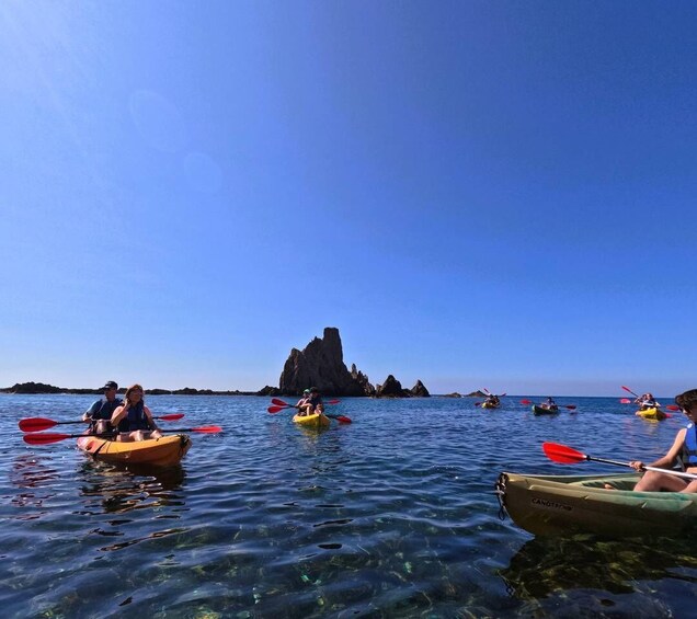 Picture 5 for Activity CABO DE GATA: GUIDED KAYAK ROUTE + SNORKEL + FREE PHOTOS