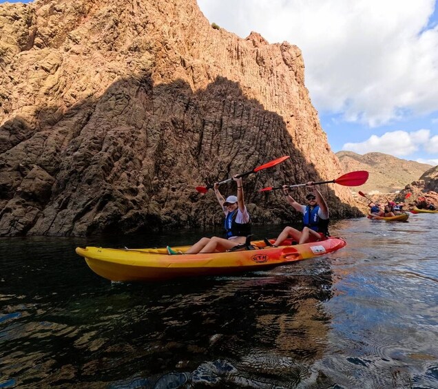 Picture 9 for Activity CABO DE GATA: GUIDED KAYAK ROUTE + SNORKEL + FREE PHOTOS