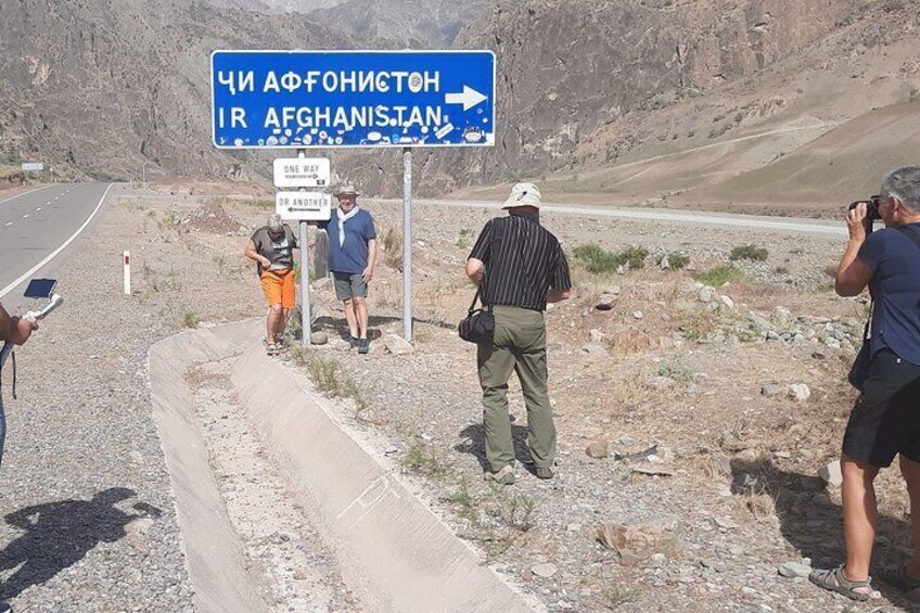 Along the border with Afghanistan 