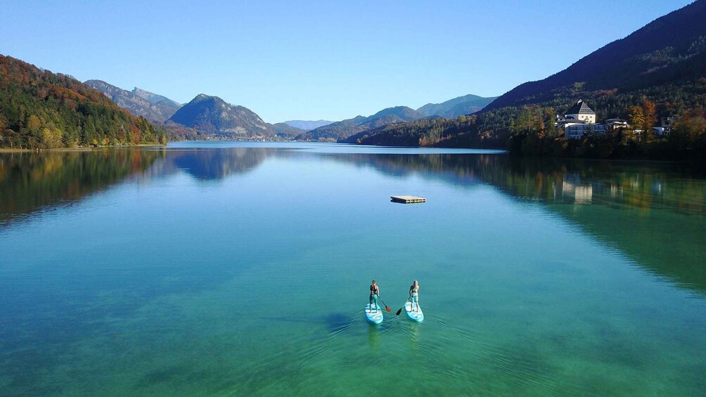 Picture 3 for Activity Fuschlsee: Early Bird & Breakfast SUP Experience