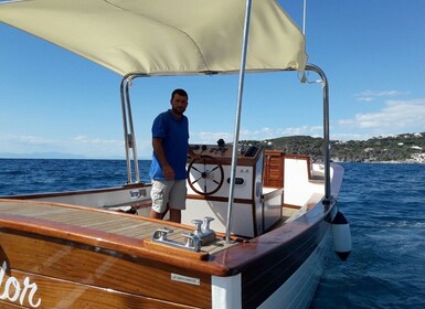 Boat tour with typical Lancia