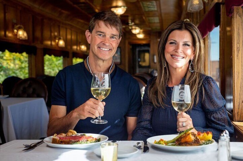 The Royal Gorge Route Railroad offers casual journeys and special, fine dining First Class Lunch and Dinner.