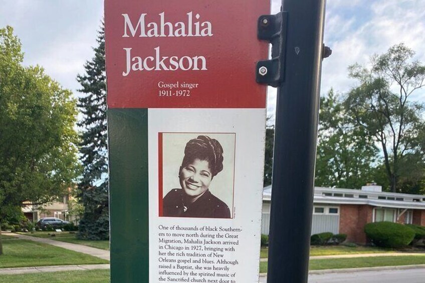 Mahalia Jackson's landmark