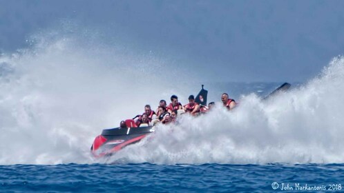 Rhodos: Strandtour mit dem Jetboot mit Schnorcheln und Getränken