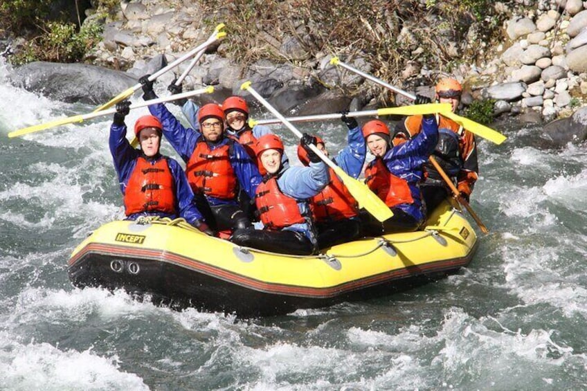 Whitewater rafting on the Tongariro River 