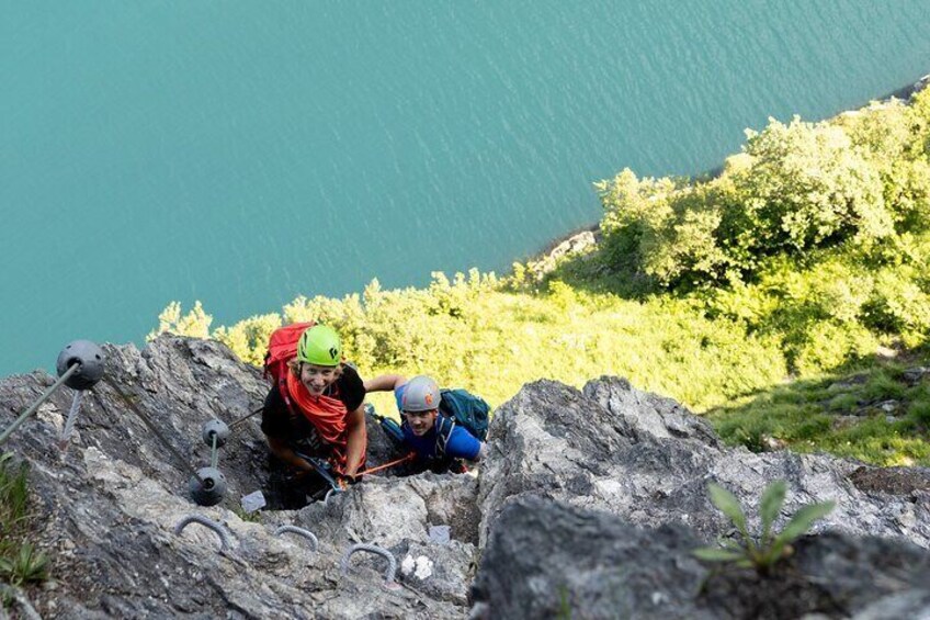 Steep walls and big smiles