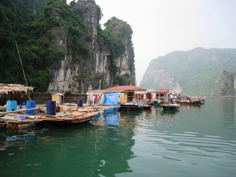 Halong Bay Shore Excursion Day Boat Cruise Caves Islets Kayak