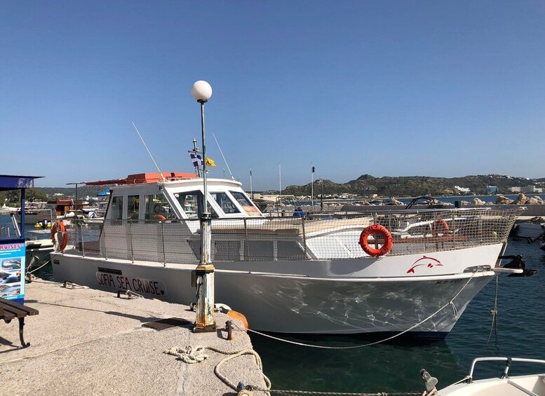 Picture 3 for Activity From Faliraki: Rhodes Sunset Cruise with Swimming and Snacks