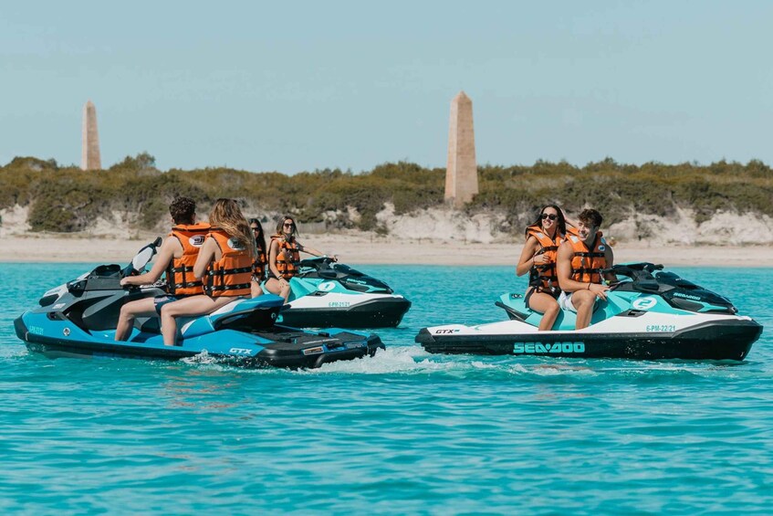 Picture 2 for Activity Can Picafort: Guided Playa de Muro Jet Ski Tour with Photos