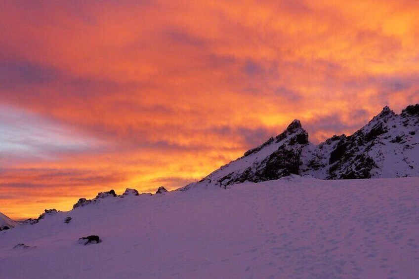 Private Tongariro Overnight Snowshoeing Tour
