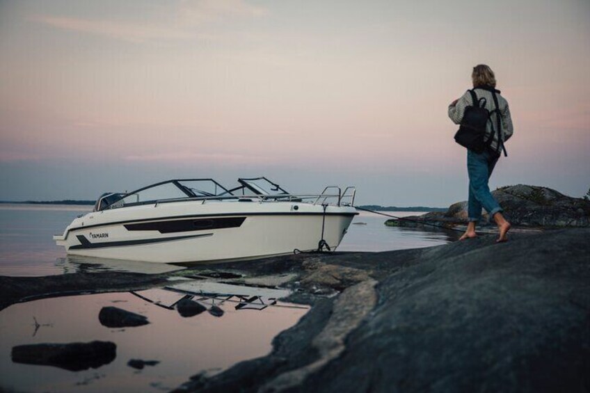 Visit islands only accessible by private boat.