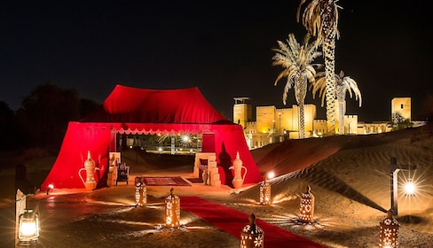 Royal privé safari met diner in Al Sahara Desert Resort