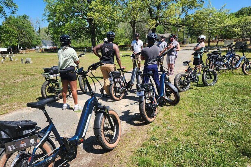 Raleigh Guided E-bike Tour Ghosts, Mystery, Local History