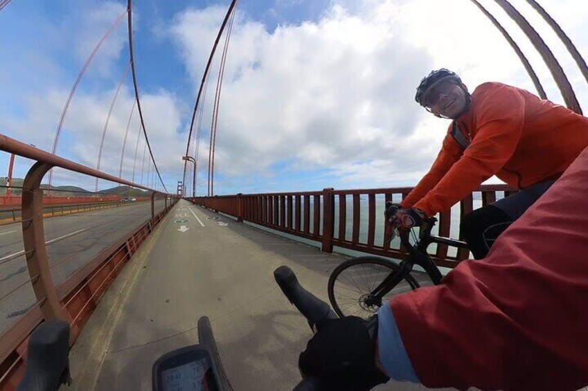 Cross the Golden Gate Bridge