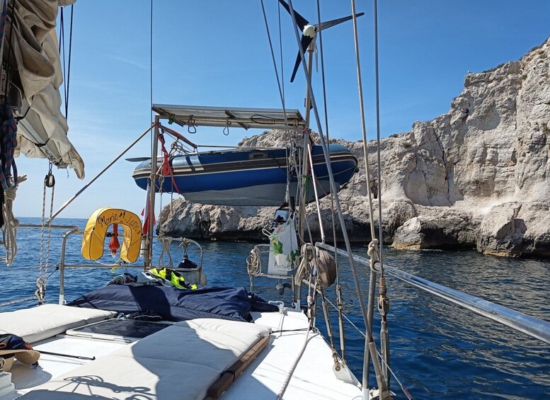 Picture 8 for Activity Marseille: Frioul Calanques Sailing Day Trip with Swimming