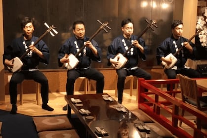 Tokyo Pertunjukan Musik Tradisional Asakusa dengan Makan Malam