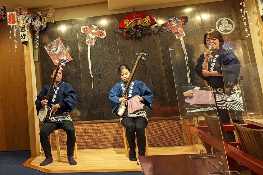 Picture 2 for Activity Tokyo: Traditional Asakusa Music Show with Dinner