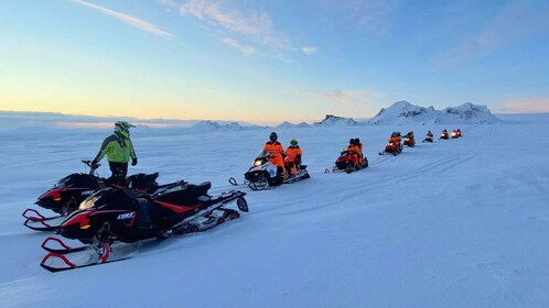 From Geysir: Snowmobile Adventure on Langjökull Glacier