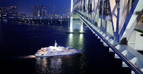 Tokio Crucero con cena por la bahía de Tokio