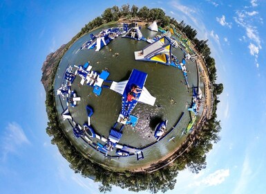 Entrance to the giant water park from 5 to 99 years old