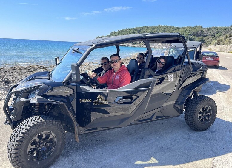 Best of Korcula island winery's by 4X4 Canam buggy's