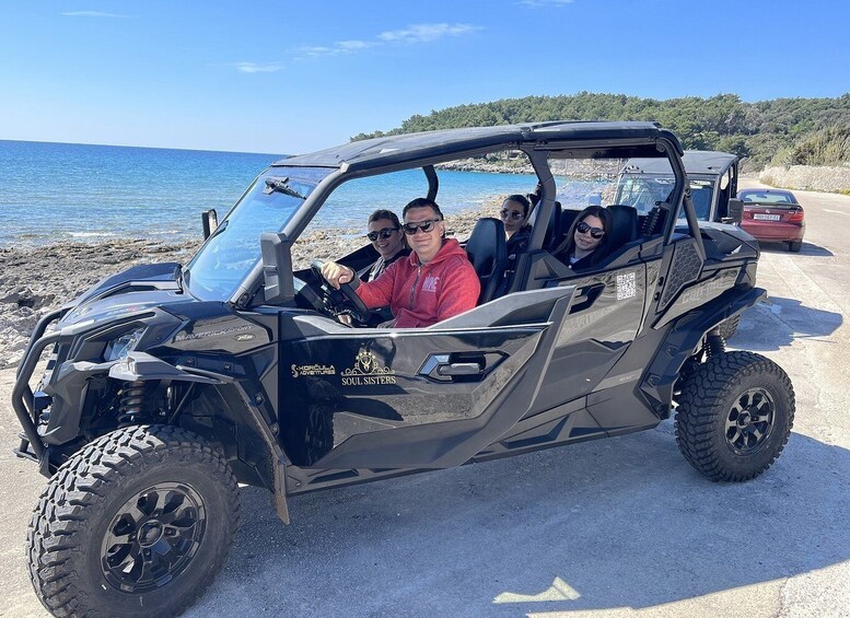 Best of Korcula island winery's by 4X4 Canam buggy's