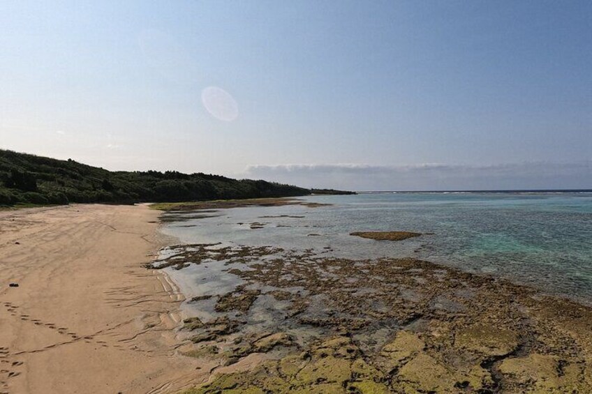 Beach on the Motobu peninsular 