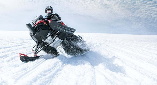 From Geysir: Snowmobiling & Ice Cave on Langjökull Glacier