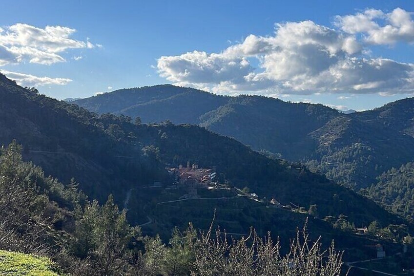 Machairas Monastery view