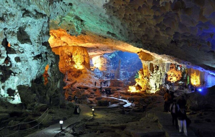 Shore Excursion Halong Bay Day Tour Boat Cruise Cave Islets Kayak