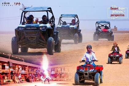 Hurghada Adrenaline Safari: quad bike, Buggy, Camel, Dinner & Show
