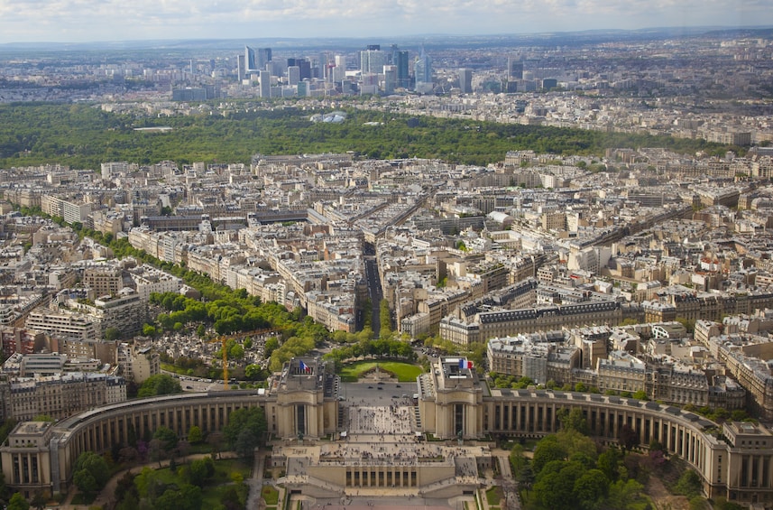 Views from the Eiffel Tower Climbing Experience