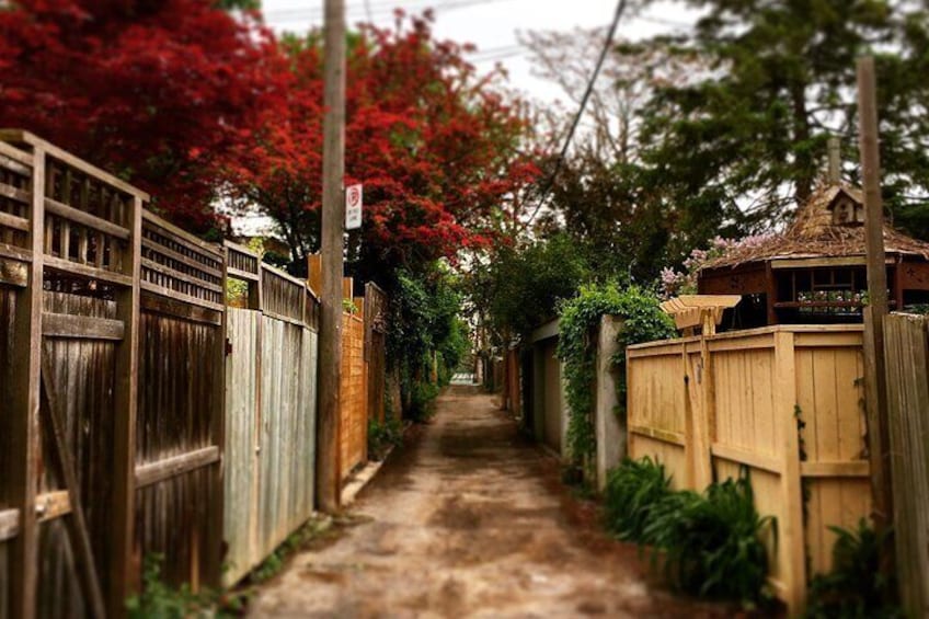 Secluded laneways and laneway houses