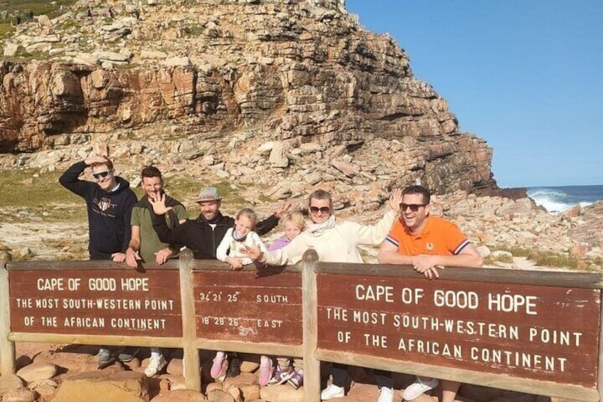 Stunning coastline of the Cape of Good Hope, where the Atlantic and Indian Oceans meet, showcasing nature's majestic beauty