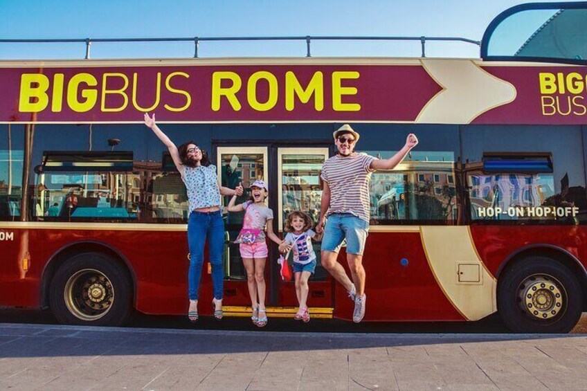 Hop-on Hop-off Tour in Rome with Shuttle to and from Rome Airports