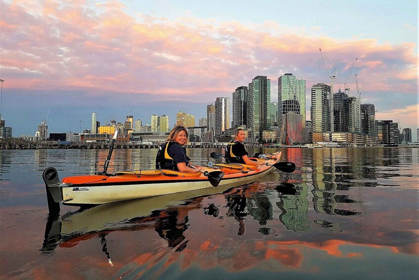 Picture 2 for Activity Melbourne: Sunset Kayak Tour with Dinner