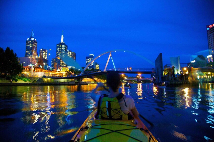 Picture 1 for Activity Melbourne: Sunset Kayak Tour with Dinner