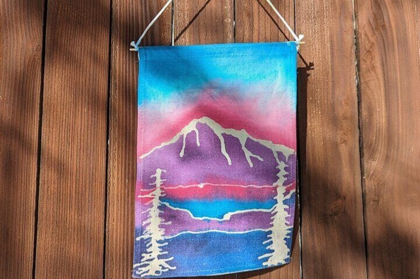 Batik Tapestry Class in Estes Park