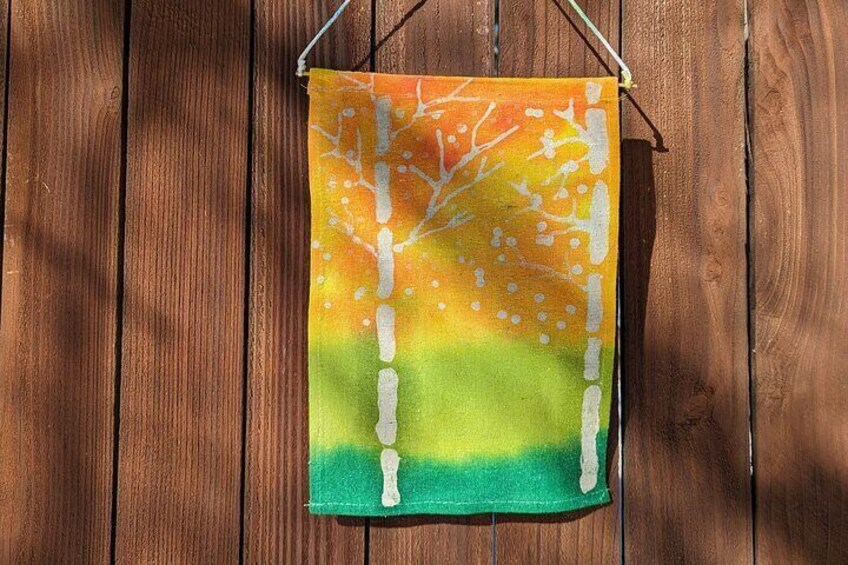Batik Tapestry Class in Estes Park