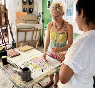 Antibes: crea tu recuerdo de arte con un artista local