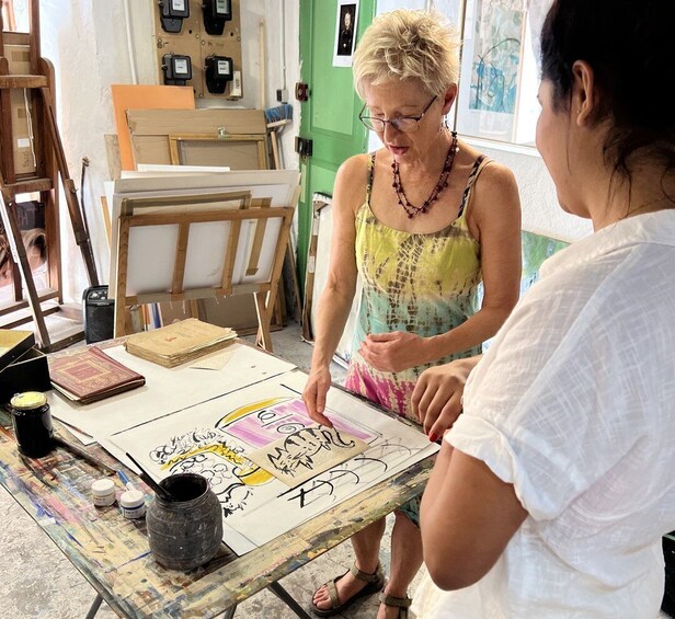 Antibes: make your art souvenir with a Local Artist