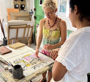 Antibes: make your art souvenir with a Local Artist