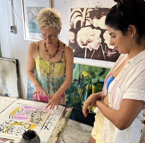 Picture 2 for Activity Antibes: make your art souvenir with a Local Artist