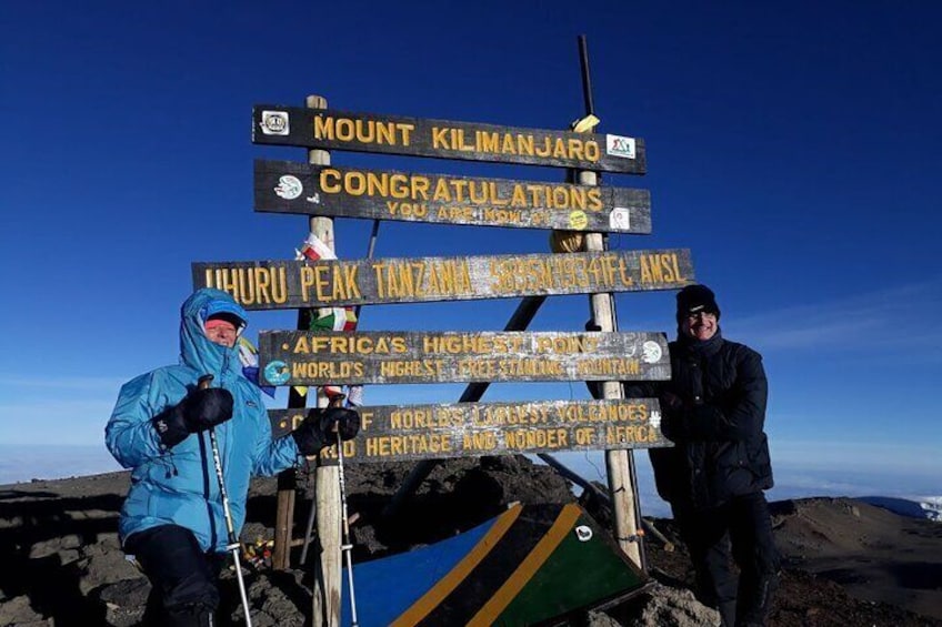 8 Days Private Kilimanjaro Climbing via Lemosho Route