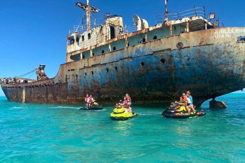 Private 1 Hour FAMOUS SHIPWRECK Jetski Tour