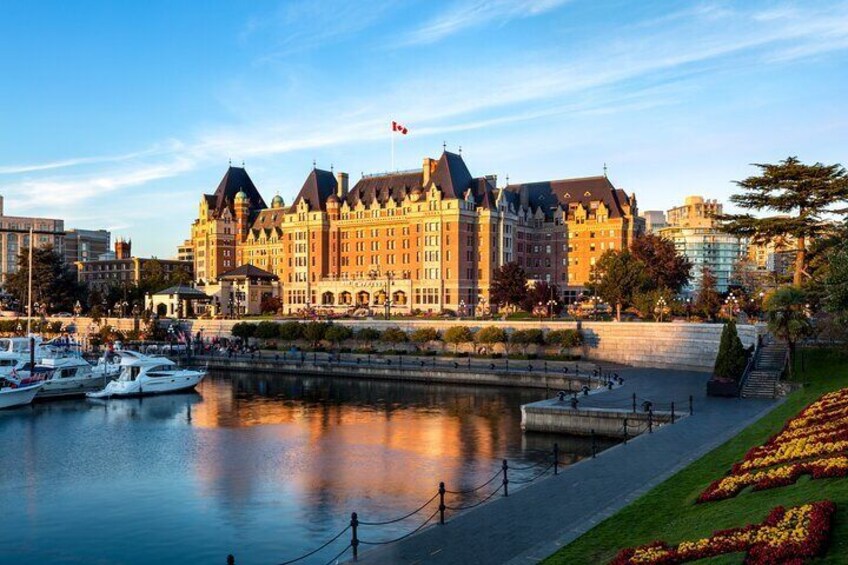 The Fairmont Empress and Inner Harbour