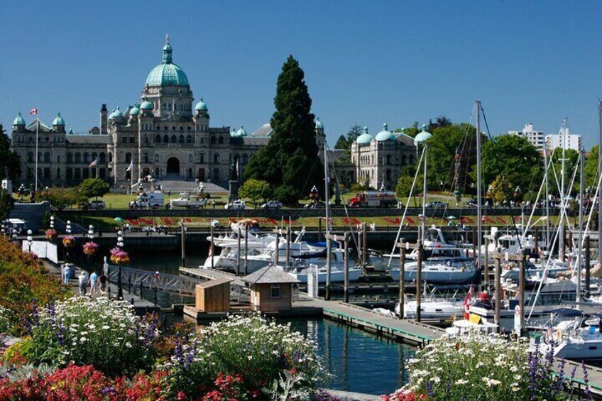 The Inner Harbour and the Legislature Building