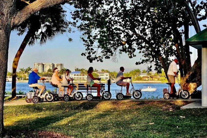 Naples Famous Sunset Tour -Electric Trike Tour at Sunset All Ages