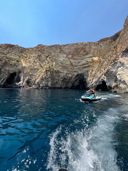 Picture 3 for Activity From Marsaskala: Blue Grotto Private Jet Ski Tour